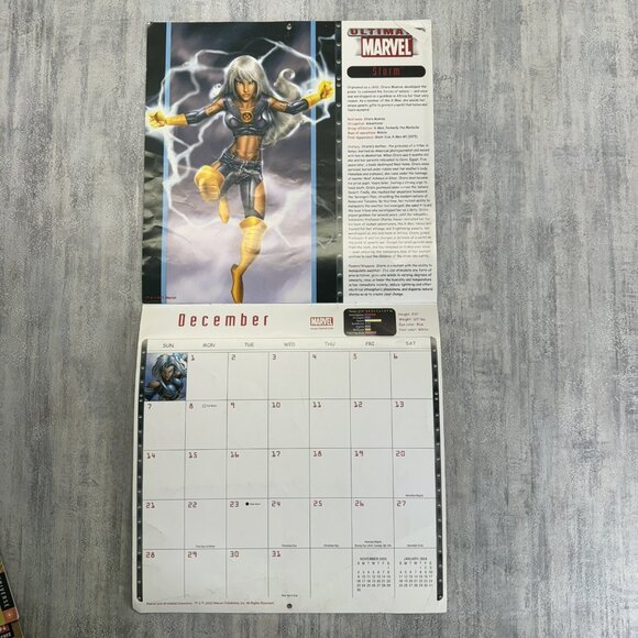 Marvel Fanastic 4 X-Men Justice League 4 Calenders Unused 2003 2004 2005 Vintage - Picture 5 of 16